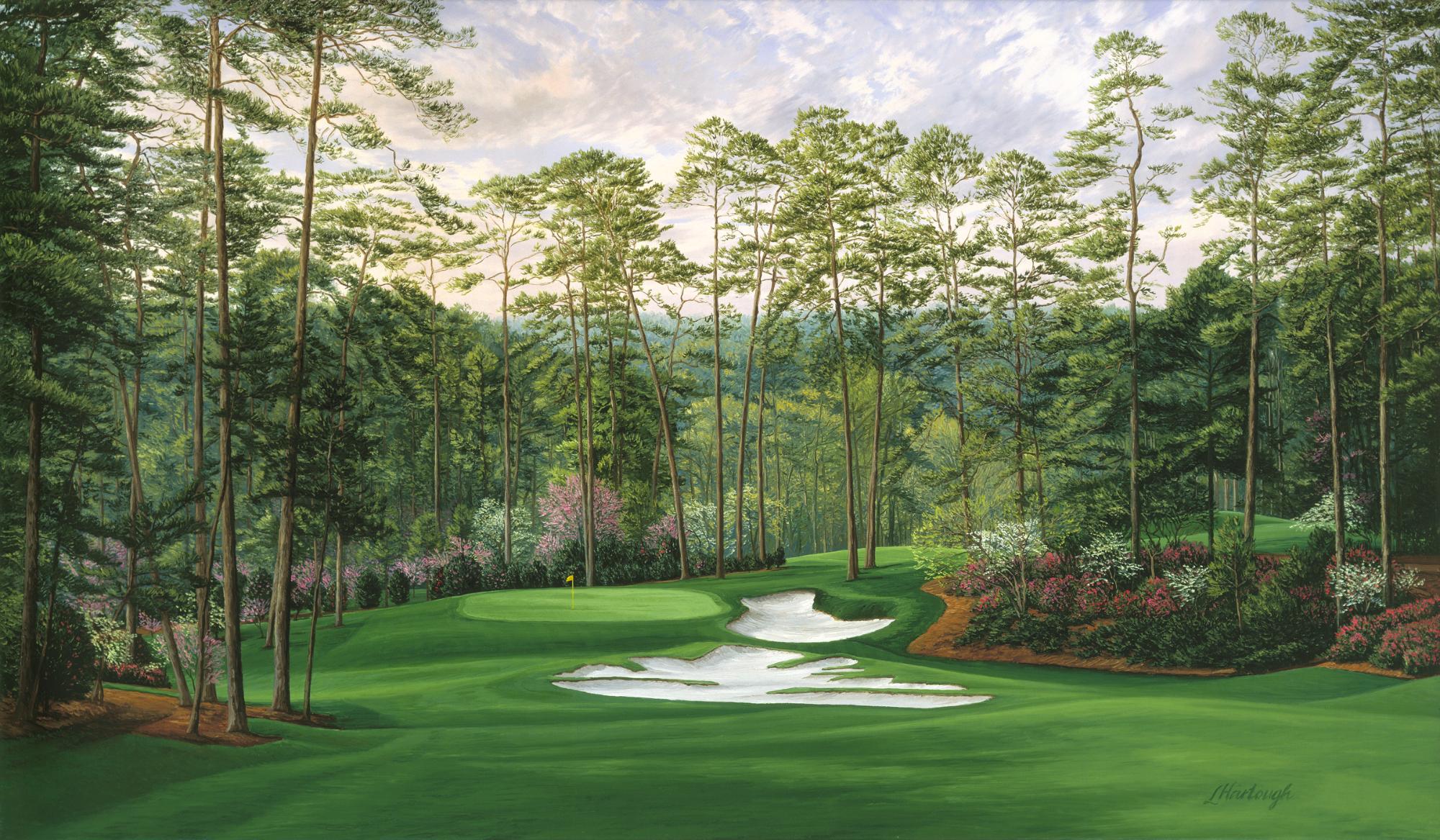 Linda Hartough #10 Augusta National Canvas Giclée