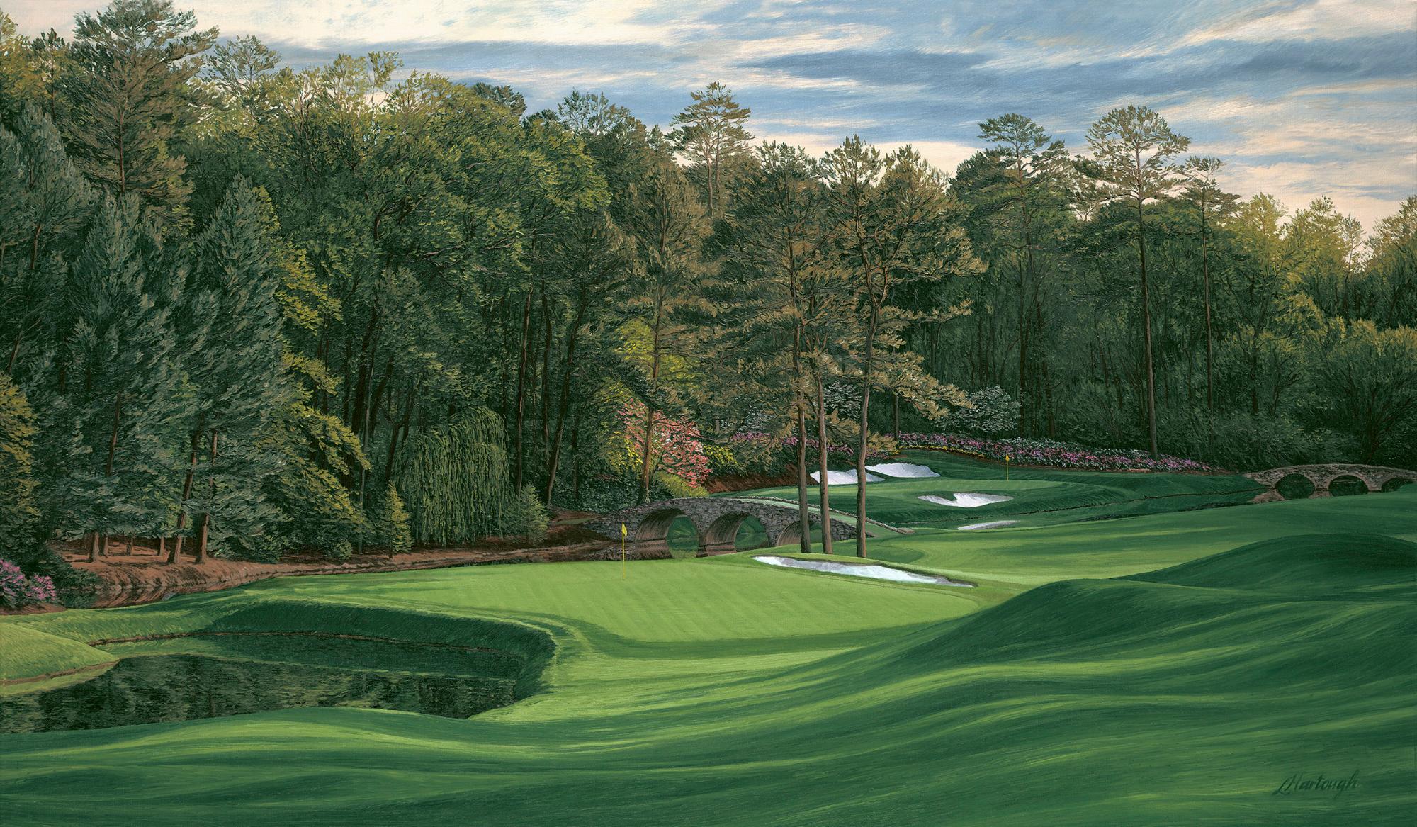 Linda Hartough #11 Augusta National Canvas Giclée 2015