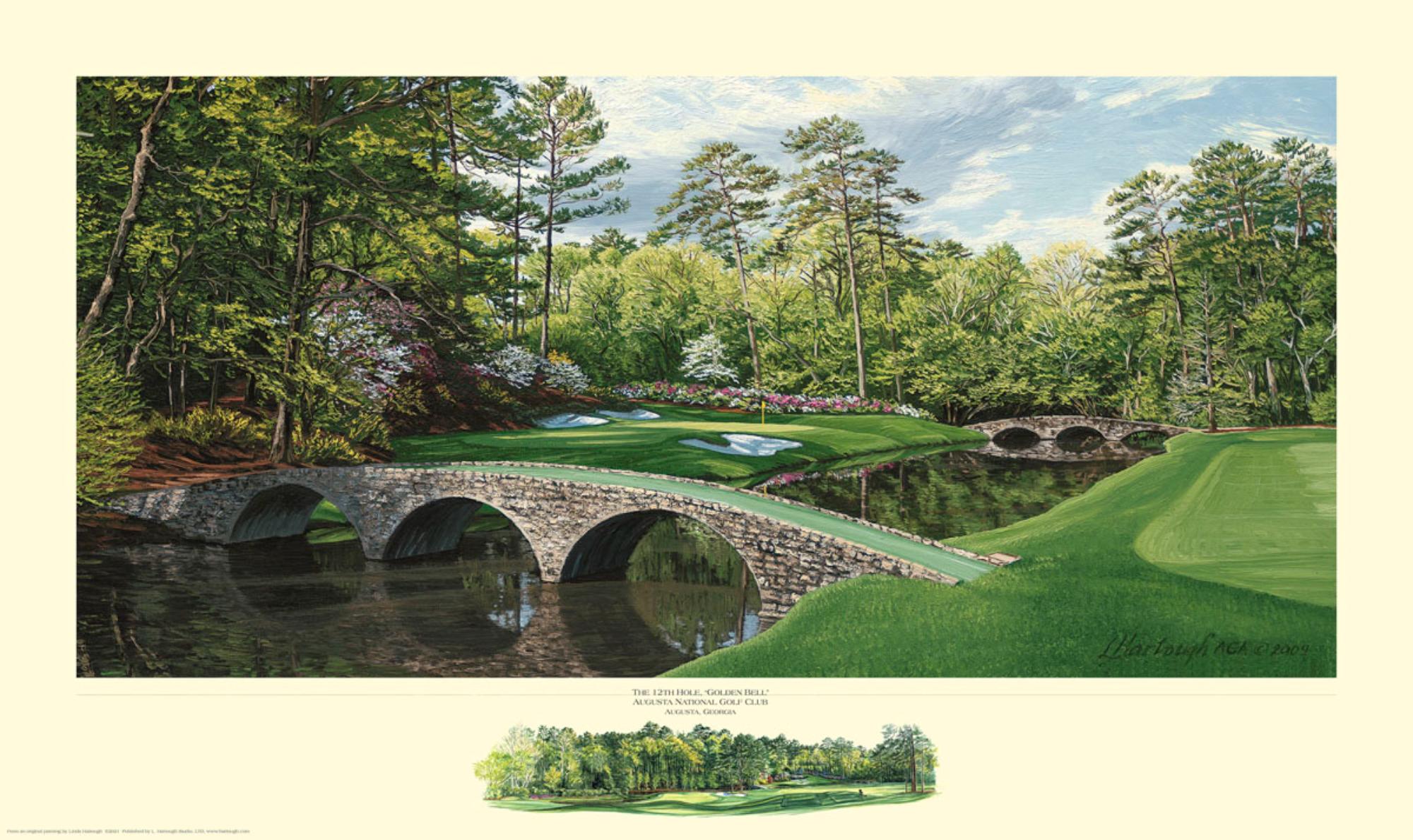 Linda Hartough #12 Augusta National Canvas Giclée 2009