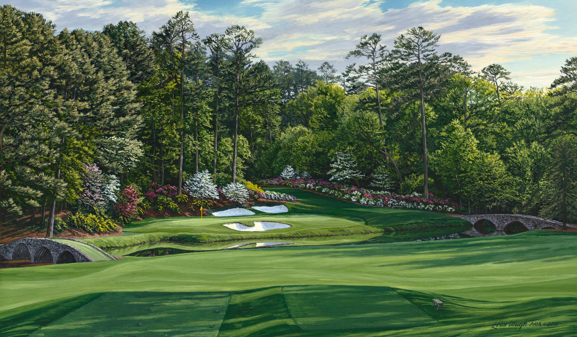 Linda Hartough #12 Augusta National Canvas Giclée 2016