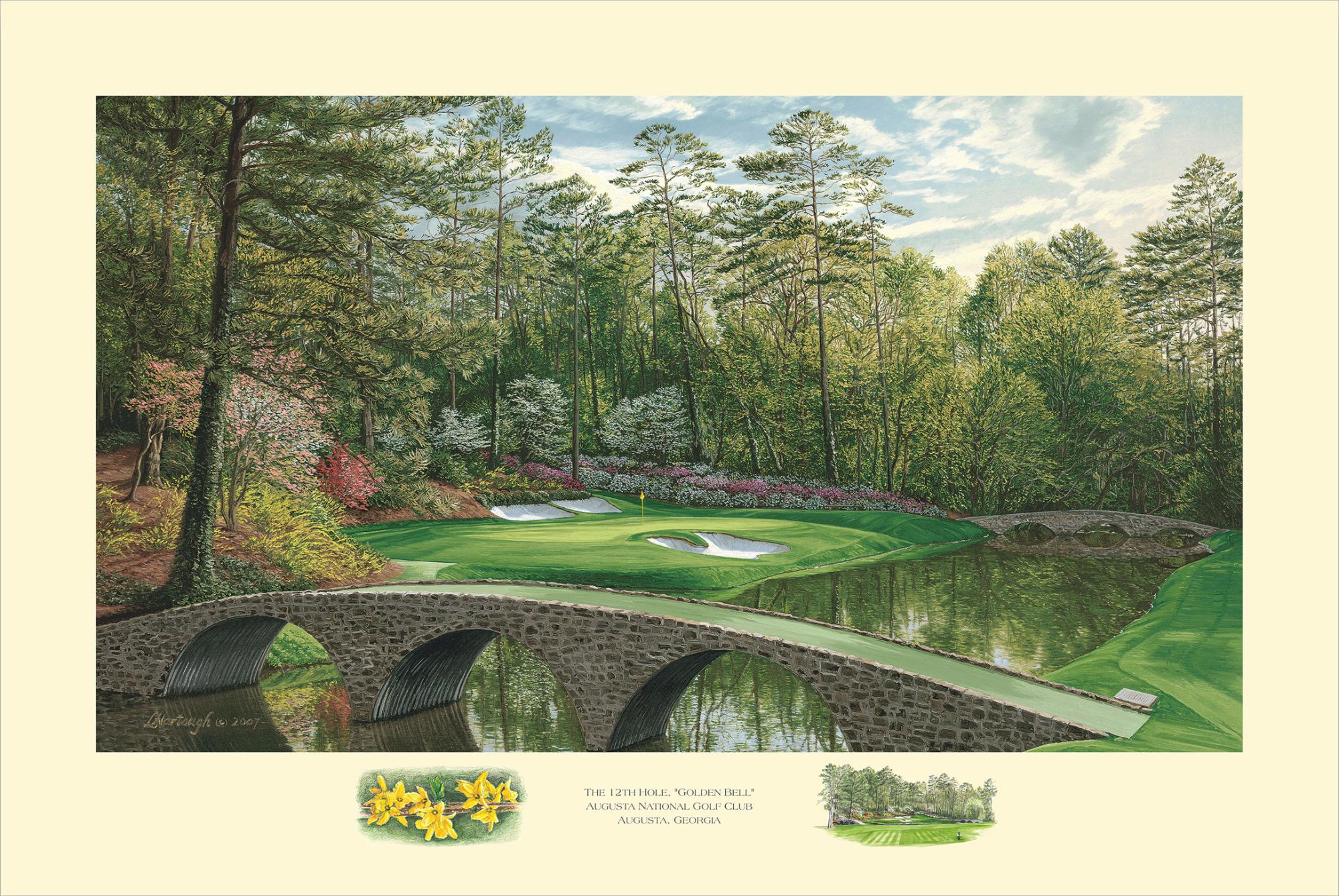 Linda Hartough #12 Augusta National Paper Giclée 2008