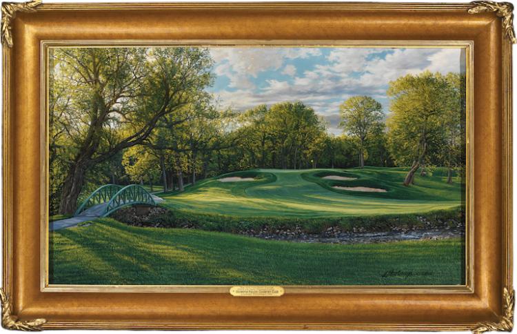 Linda Hartough #12 North Course Olympia Fields CC, 2003 U.S. Open Championship Original