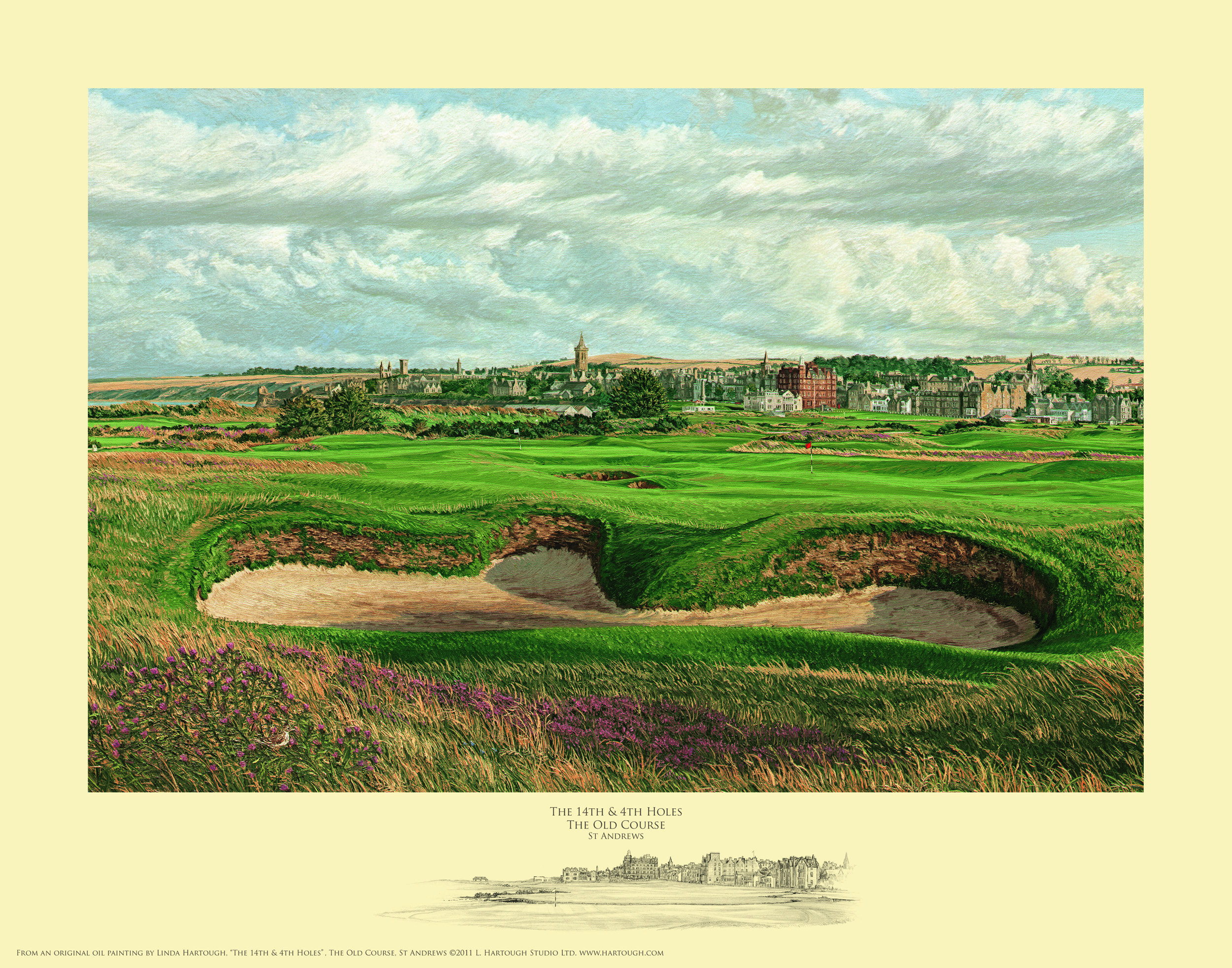Linda Hartough #14 & &4 St. Andrews Open Edition