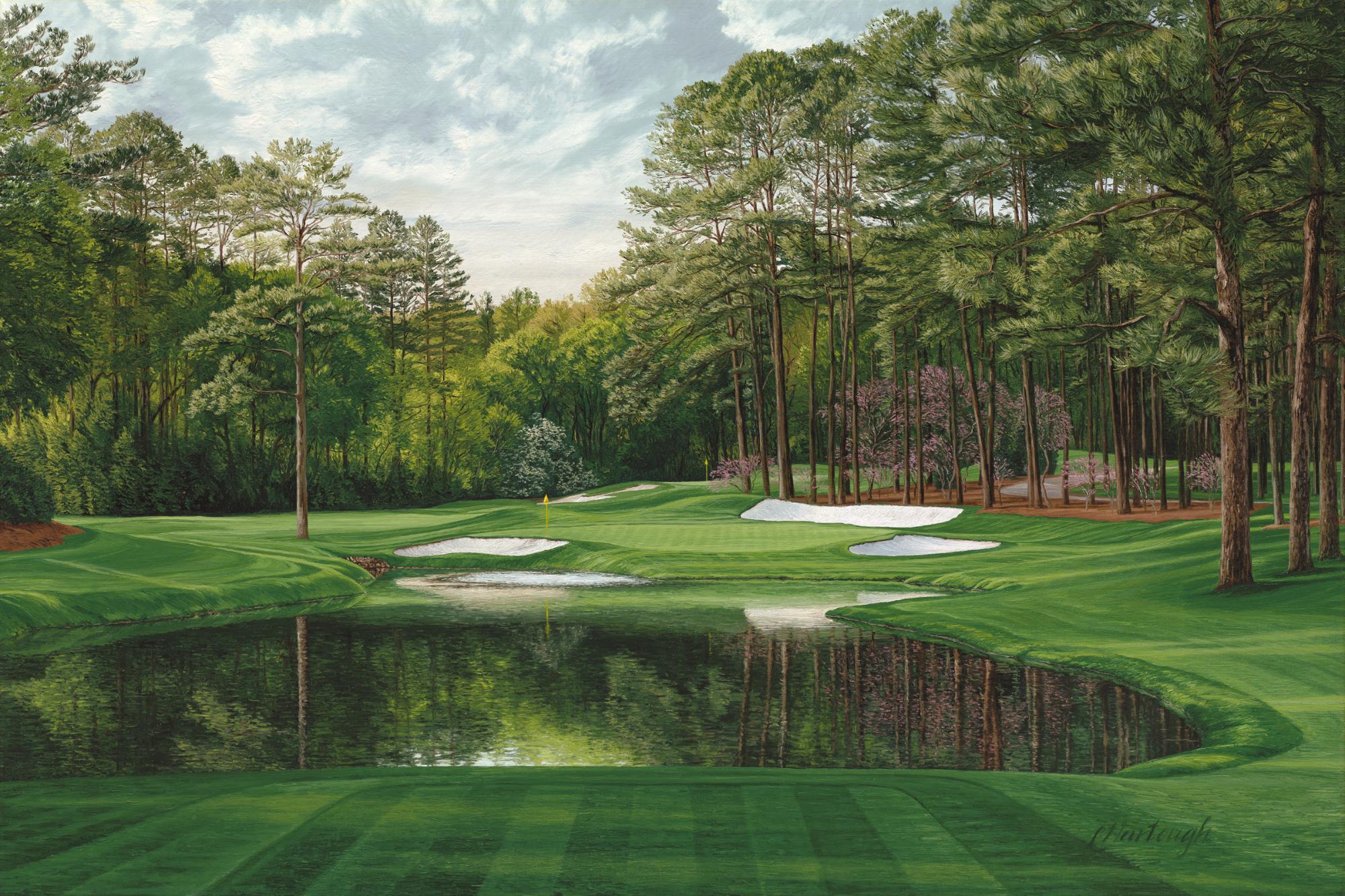 Linda Hartough #16 Augusta National Canvas Giclée