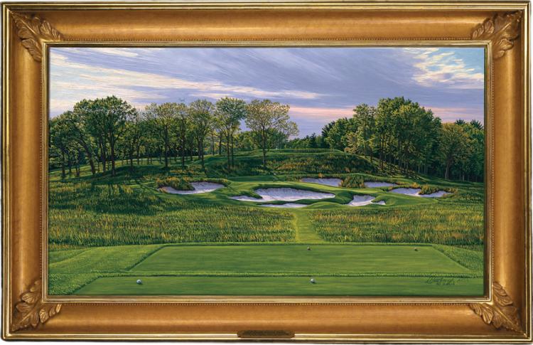 Linda Hartough #17 Black Course Bethpage State Park, 2009 U.S. Open Championship Original
