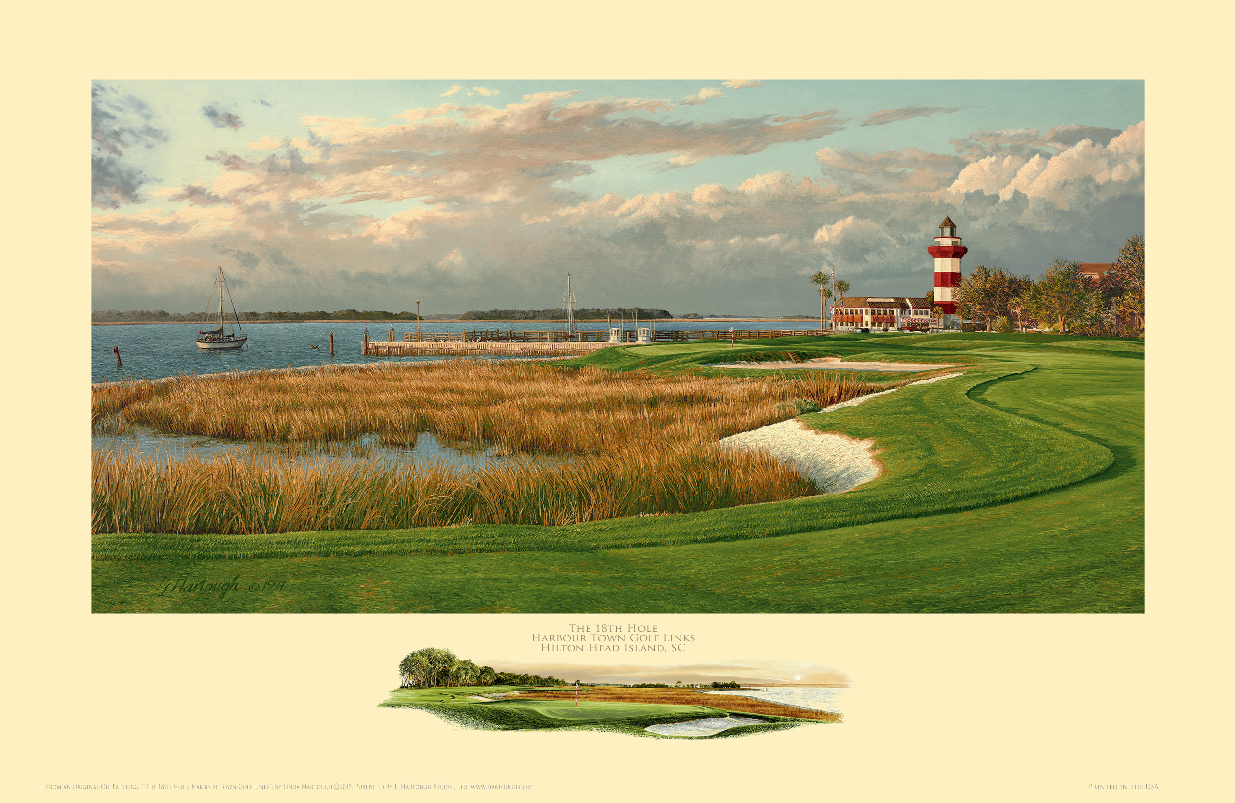 Linda Hartough #18 Harbour Town Golf Links Open Edition