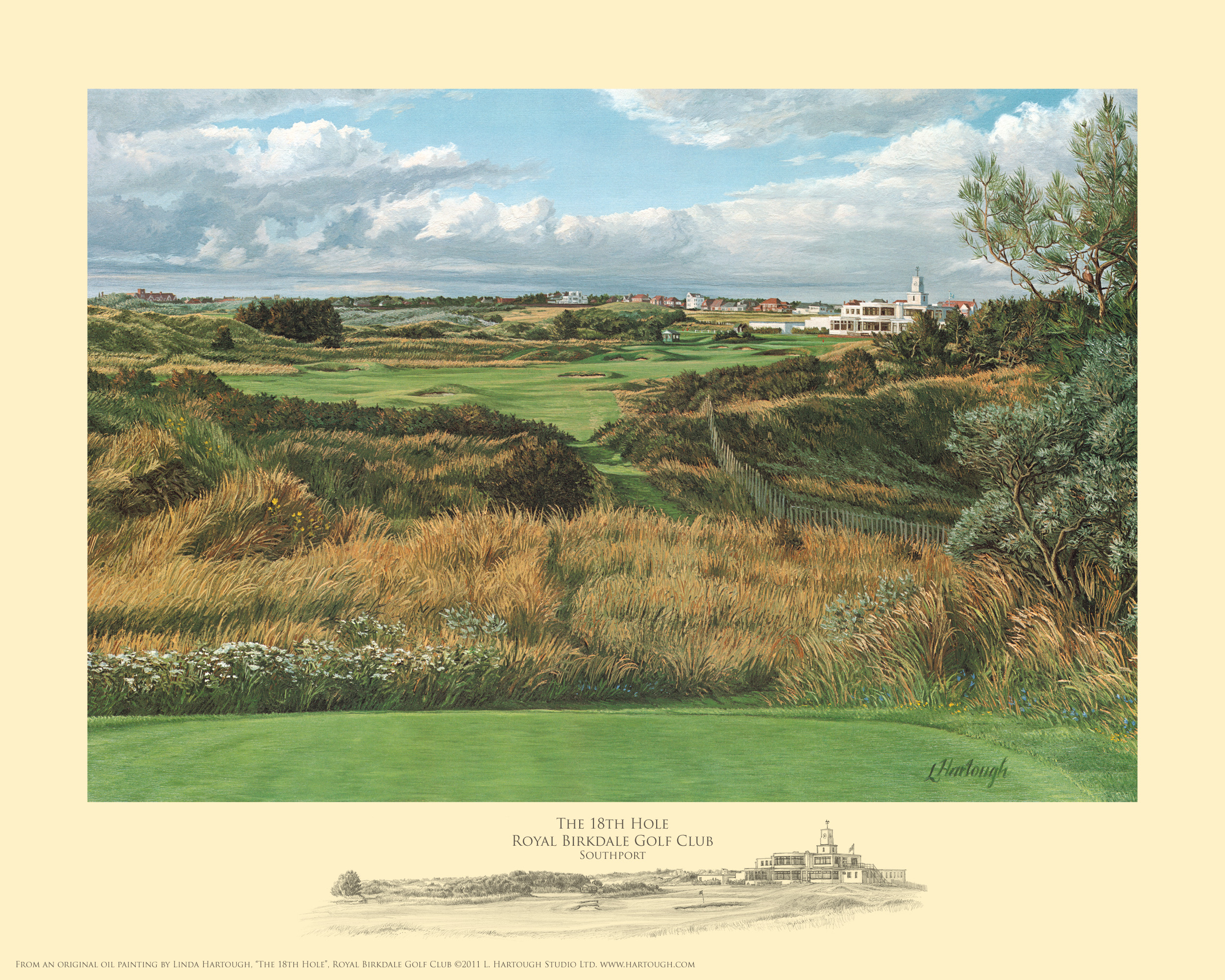 Linda Hartough #18 Royal Birkdale Open Edition
