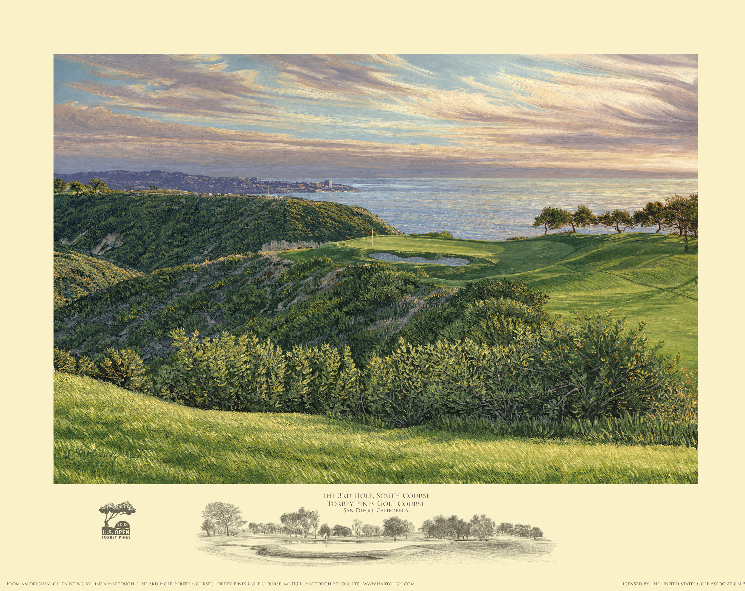 Linda Hartough #3 Torrey Pines Open Edition