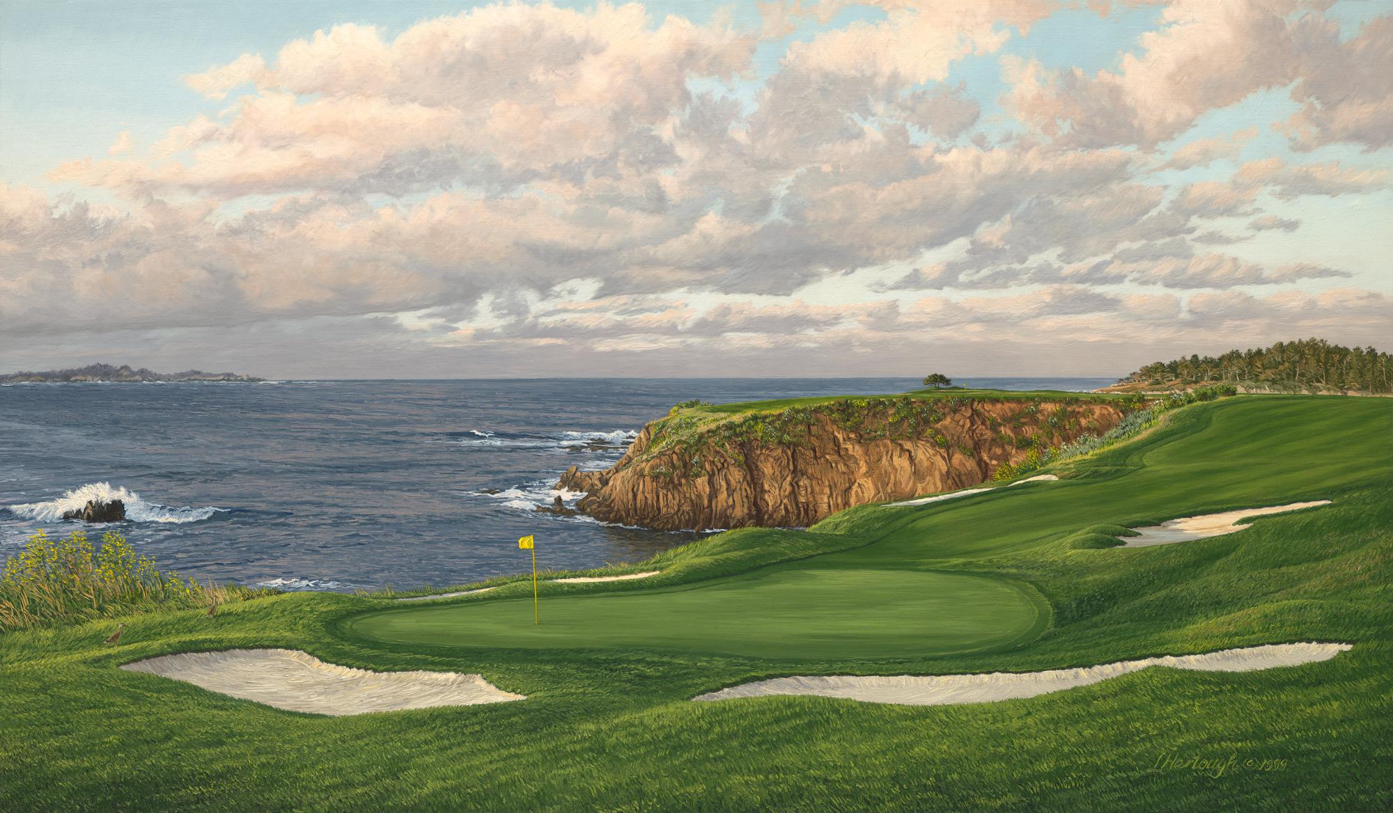 Linda Hartough #8 Pebble Beach Golf Links Canvas