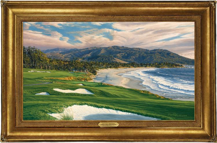 Linda Hartough #9 Pebble Beach 2010 U.S. Open Championship Original