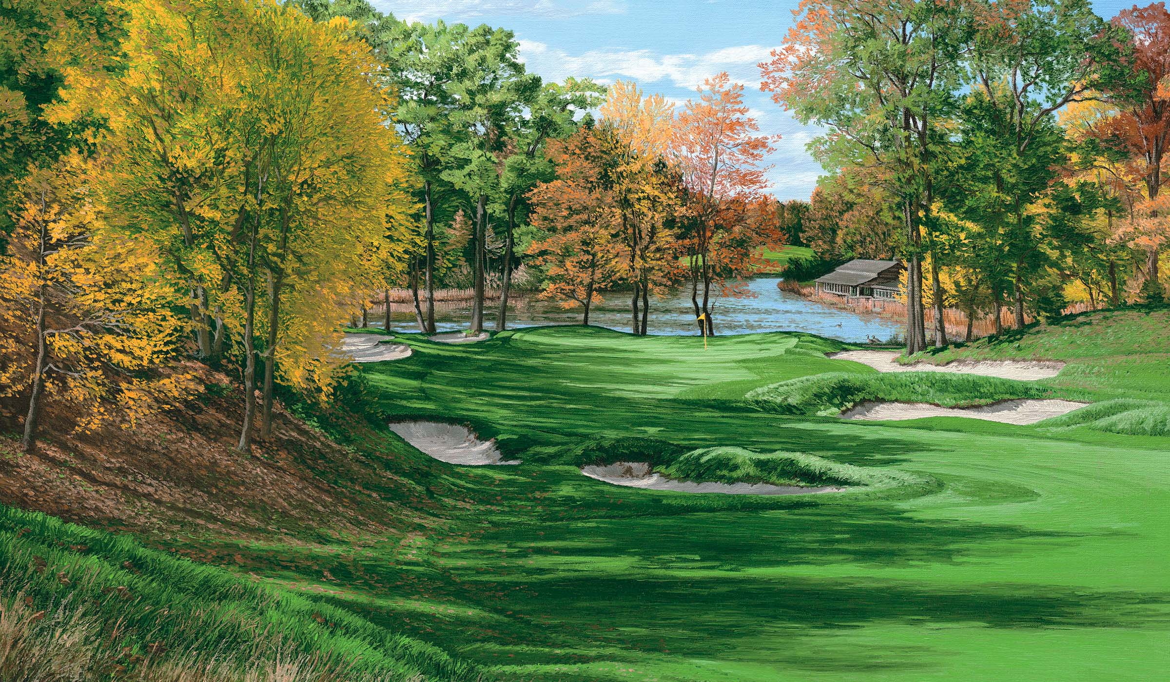 The 3rd hole in Pond County.