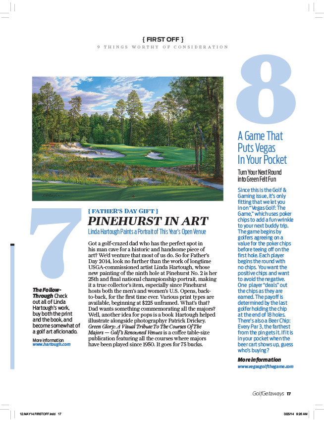 Pinehurst in Art article